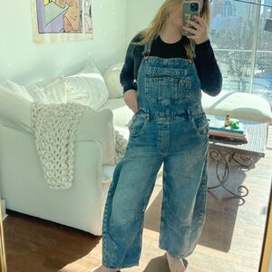 gap denim overalls